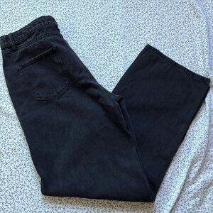 Black Straight Jeans